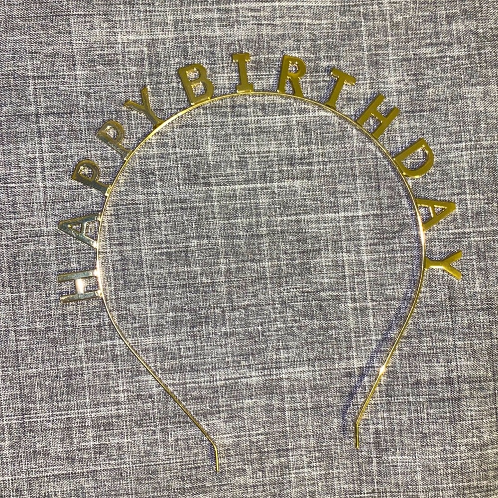 Birthday headband 👑